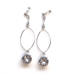 <img src=”dangle-silver-hoop-and-swarovski-crystal-invisible-clip-on-earrings-non-pierced6.jpg” alt=”pierced look and comfortable Dangle Silver Hoop and Swarovski Crystal Invisible Clip On Earrings, Non Pierced Earrings, Large Hoop Silver Clip Earrings, Gifts For Her”/>