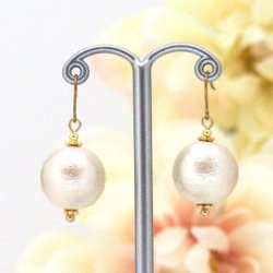 Japanese cotton pearl earrings_MiyabiGrace1