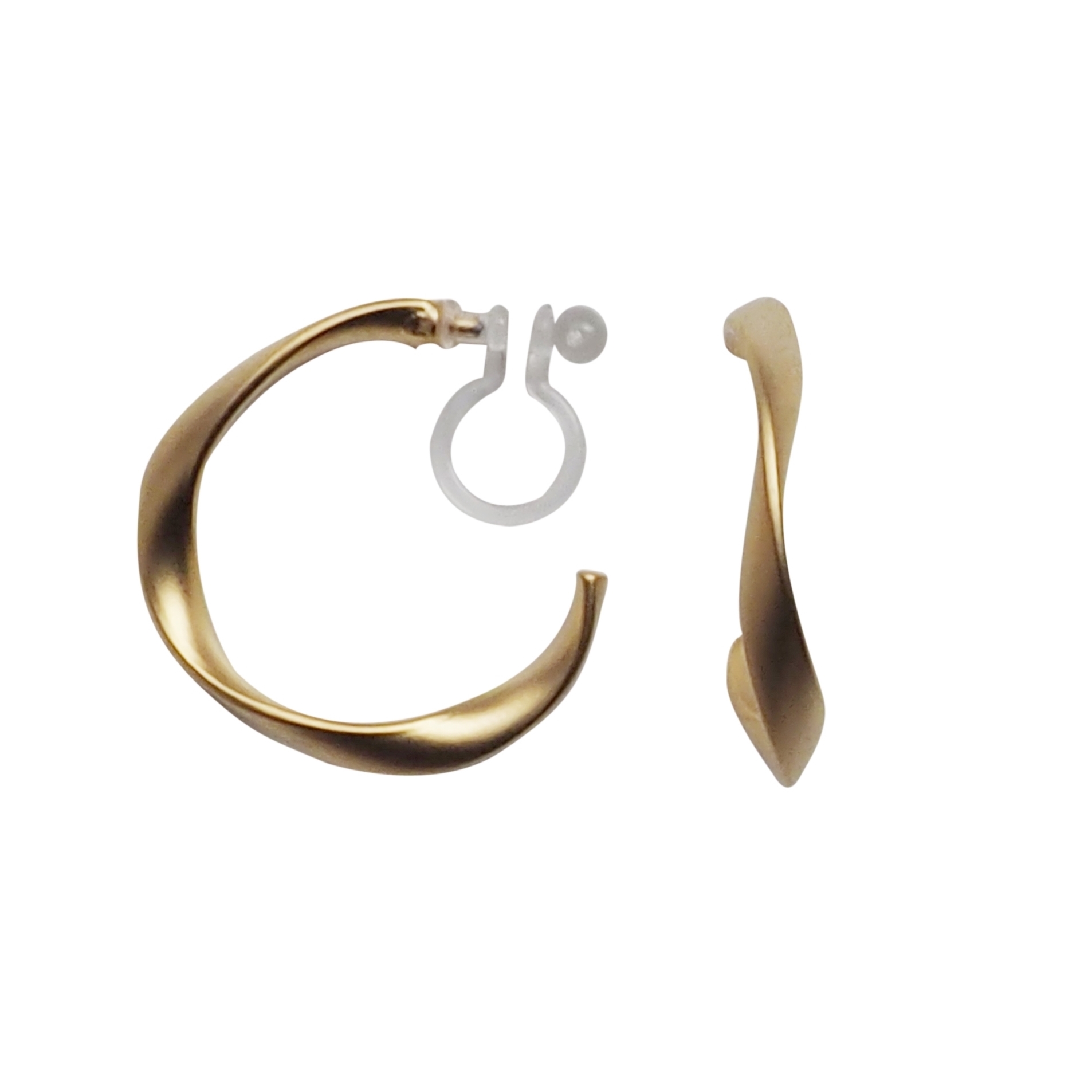 Comfortable-pierced-look-elegant-small-gold-waved-hoop-Invisible-clip-on-earrings-Miyabi-Grace6.jpg